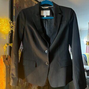 Banana Republic Wool Blazer (Fall 2014) EUC 2P Black